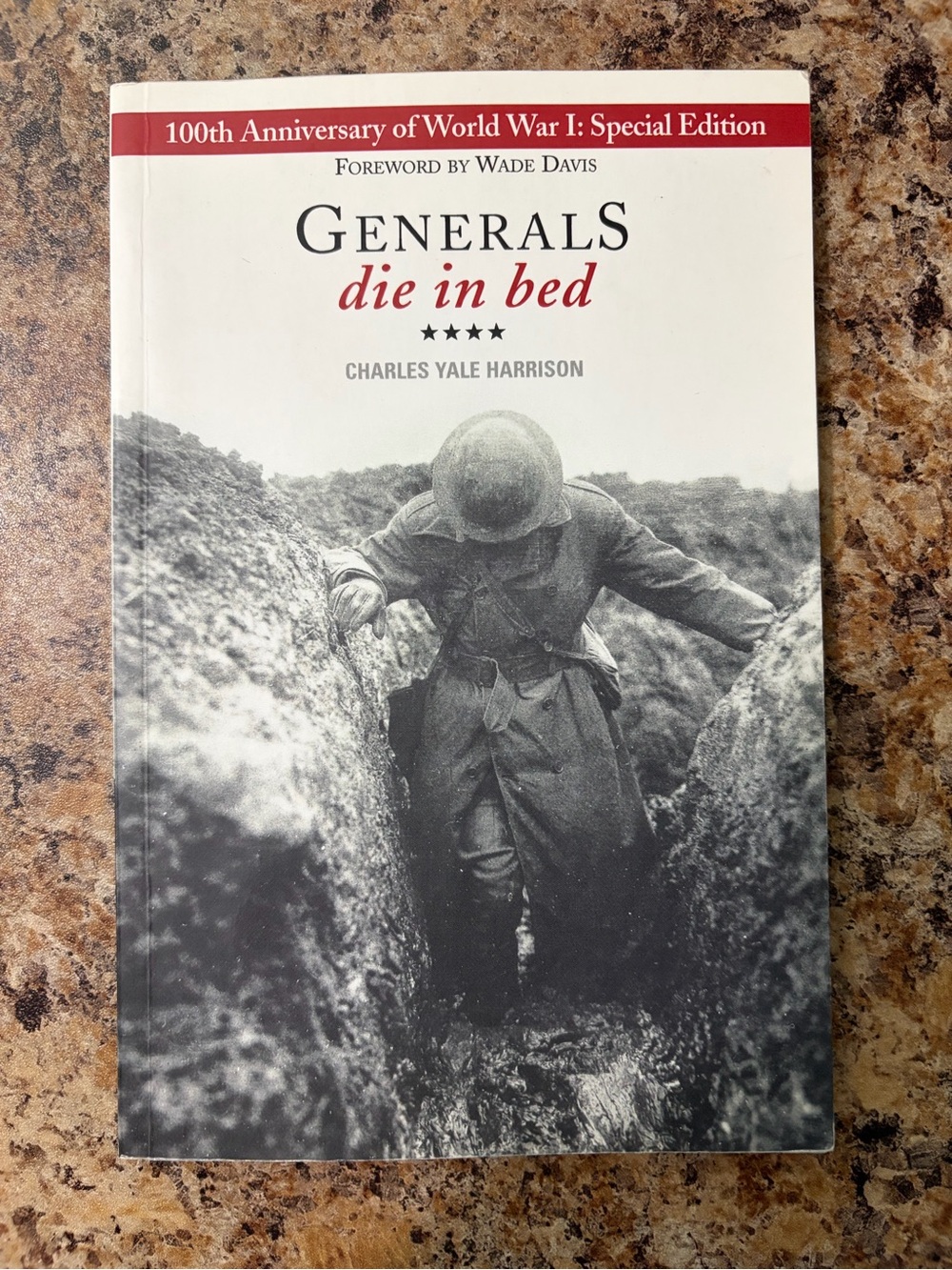 “Generals Die in Bed” Paperback Book by C. Harrison (Special Edition)